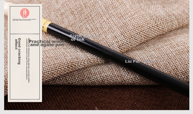 [Lowest Price Online] Liupintang Deyingxiangshou Beginner's Wolf And Sheep Calligraphy Brush for Chinese Painting, Large Regular Script Medium Regular Script Small Regular Script Brush, Four Treasures of The Study Huzhui Brush, Medium Regular Script, 1 Piece 11