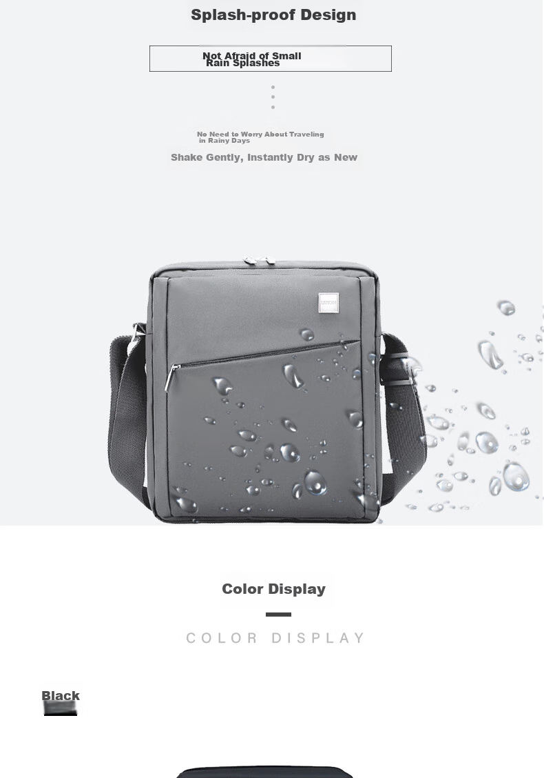 LEXON French LEXON Business Small Crossbody Bag, Casual Shoulder Bag, Apple IPAD Bag, Simple Style Men's Messenger Bag, Gift 6