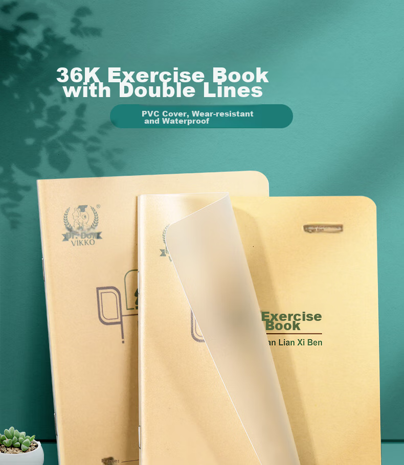 Duoliboshi 36k Tian Ge Ben 8 Grids 11 Lines 22 Sheets with Built-In Book Cover, Tian Zi Ge Writing Practice Notebook for Kindergarten And Primary School Students in Grades 1-3, National Standard Thickened 5 Books [Essential for Students] 1