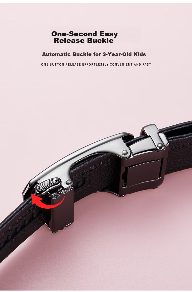 GUSKI Brand Men's Leather Belt with Automatic Buckle, Waist Belt, Gift Box, Birthday Present for Boyfriend Or Husband 9