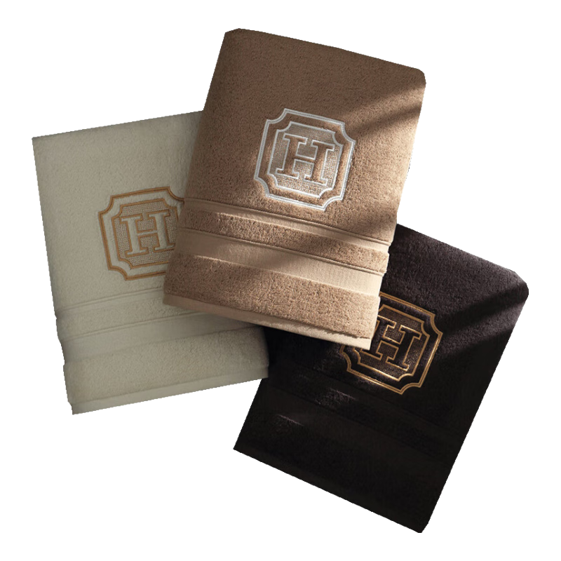 Xierdun Hotel Bath Towel, Pure Cotton Grade A Extra Large And Thick, Adult Bath Towel Gift Box for Men And Women, Brown 150*80cm Sports