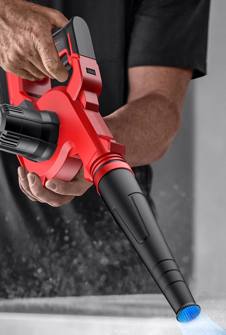 DELIXI Electric Lithium Battery Digital Display Blower Dual-Use High-Power Cordless Blower Dust Collector for Home 5