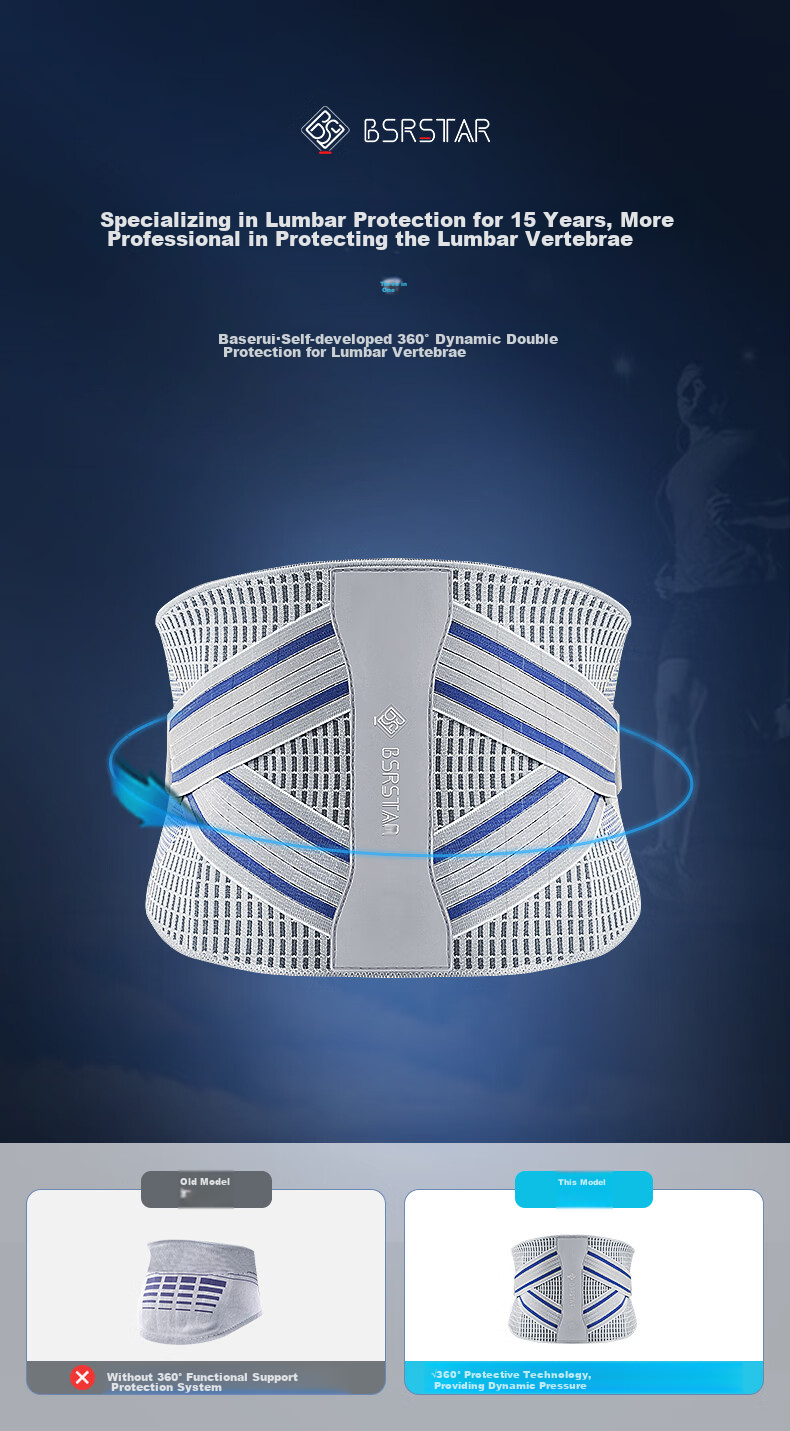 Bestray 5D Lumbar Support Belt for Herniated Disc, Medical-Grade Waist Brace for Women And Men, Back Pain Relief And Support 13