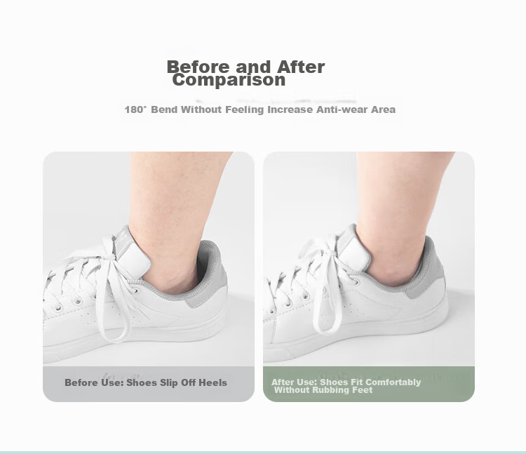 Maigaole 2 Double Sports Shoes Heel Pads, Large to Small Size Adjustment, Anti-Slip And Anti-Friction, for Men And Women, Shoe Sizing Adjustment, Half Size Insoles, White Thin Style 8