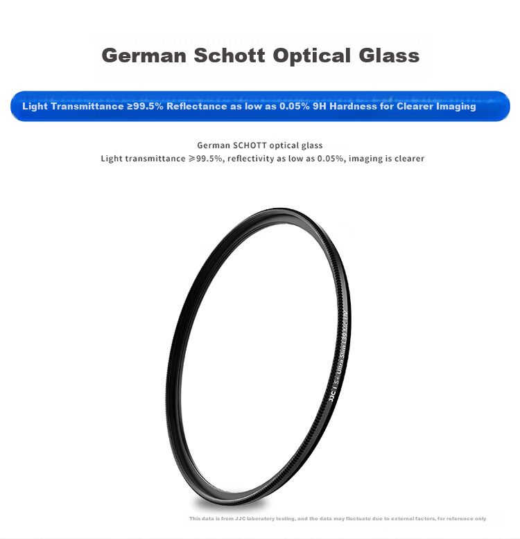 JJC UV Filter, 52mm Filter S+ Lens Protector, Suitable for Nikon 24-50, Z5, Z5 Second Generation, Fuji 15-45, XM5, XT30 Second Generation, X-T50, XS10 Cameras 7
