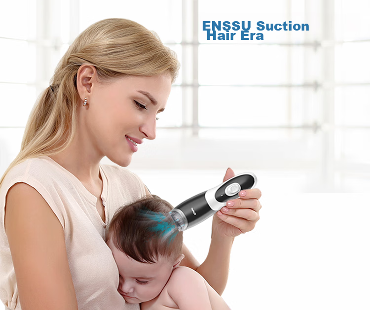 Enssu Children's Hair Clipper Set with Baby Bangs Trimmer, Straight Trimmer, Tooth Trimmer, Thin Hair Trimmer, Scissors And Comb Set ES2109 8