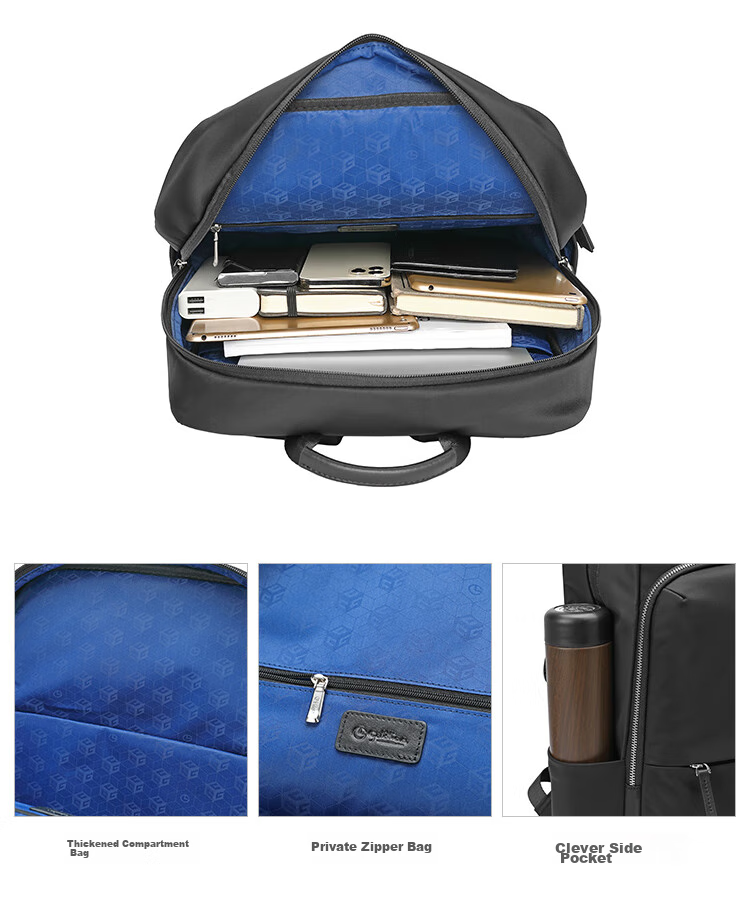Goldlion Backpack, Outdoor Travel Bag for Men, Double Zipper Large Capacity Laptop Bag And Schoolbag, Birthday Gift 16