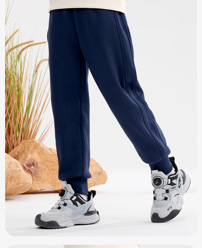 Baleno Boys Pants 2025 Winter New Boys Thin Fleece Warm Sweatpants Winter Kids Jogger Trousers 1