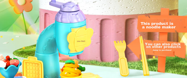 Deli 24-Color Food-Grade Colored Clay Non-Clay Play Dough Toy Birthday Gift Craft YC180-24A 2