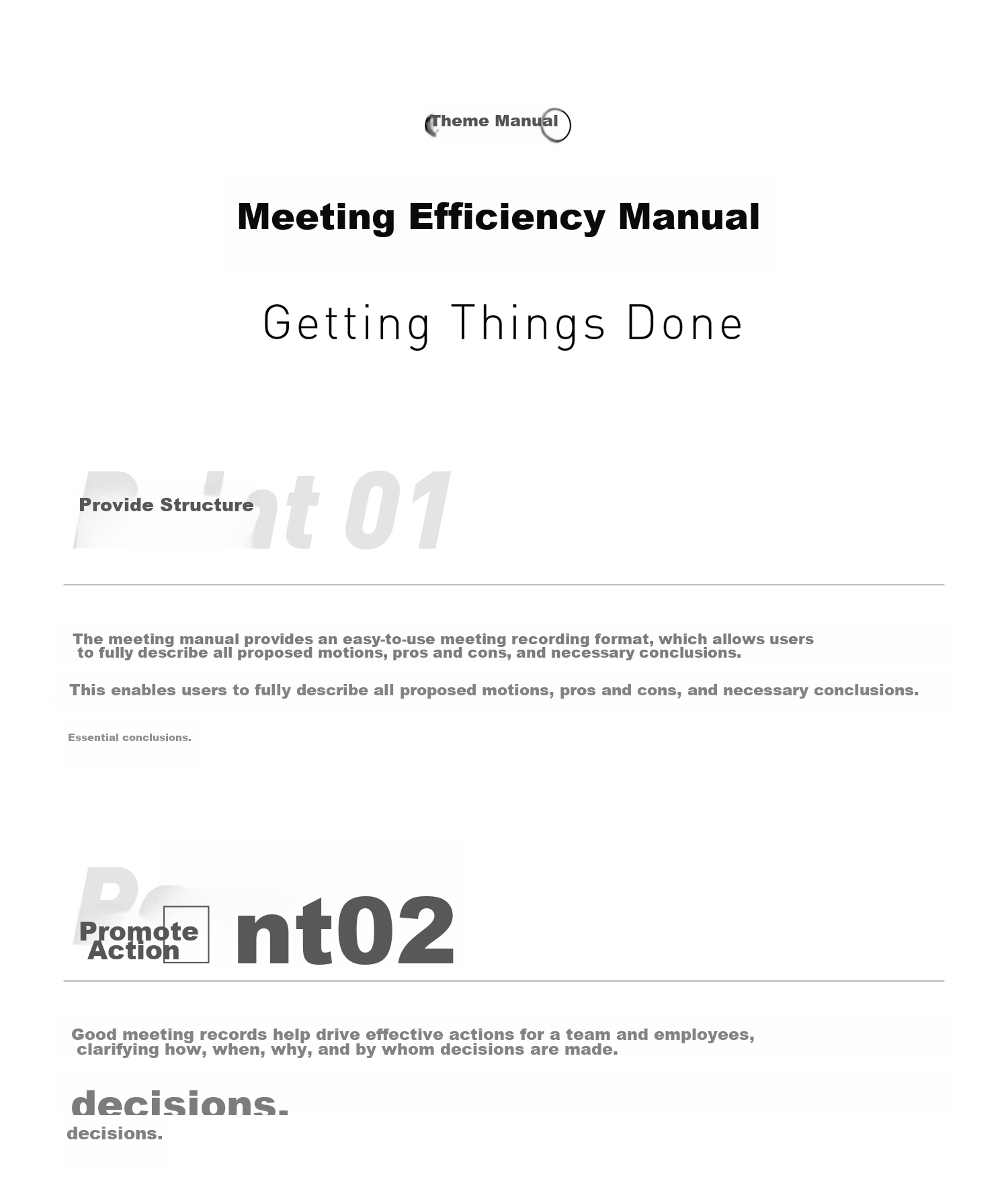 Chenzao Theme Meeting Efficiency Manual Corporate Office Meeting Record Book Project Planning Business Work Manual Notebook A5 256 Pages - High Energy Blue 1