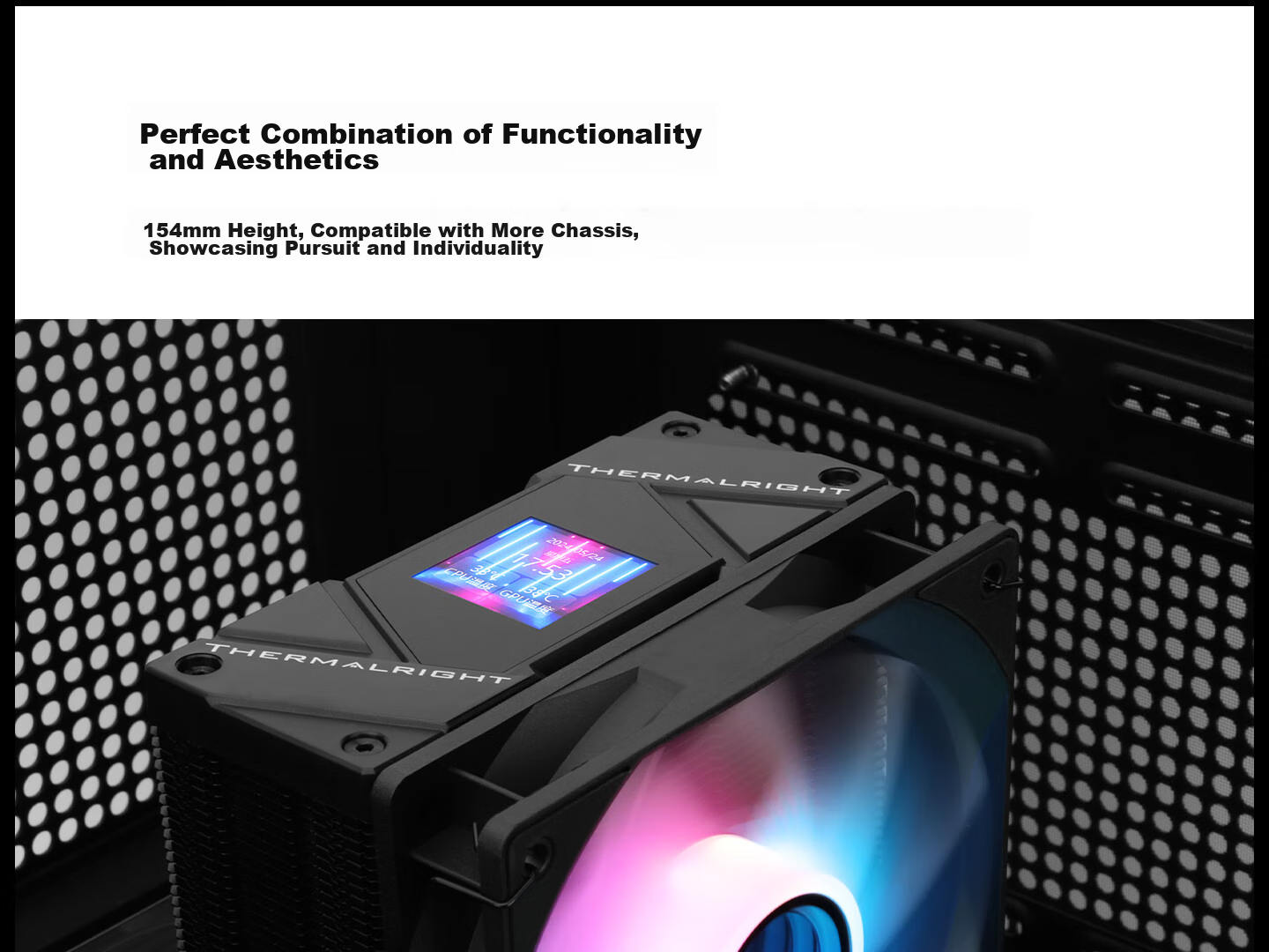 Thermalright Assassin Spirit 120 VISION ARGB BLACK CPU Air Cooler AS120 VISION ARGB BLACK 10