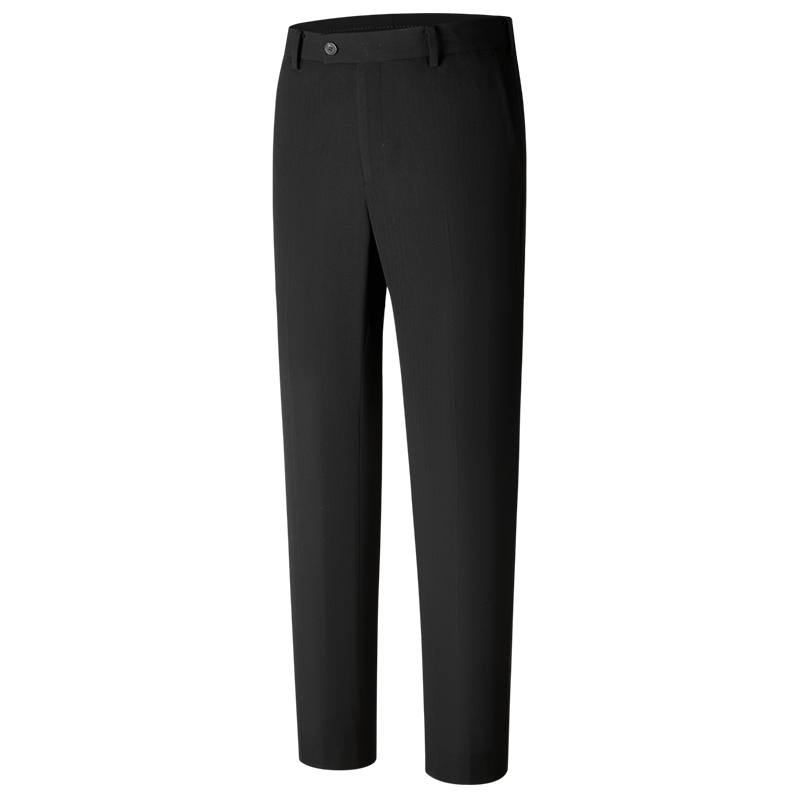 YOUNGOR Cashmere Warmth 2025 New Men's Straight Fit Stretch Casual Trousers Dark Gray 34 175/84A