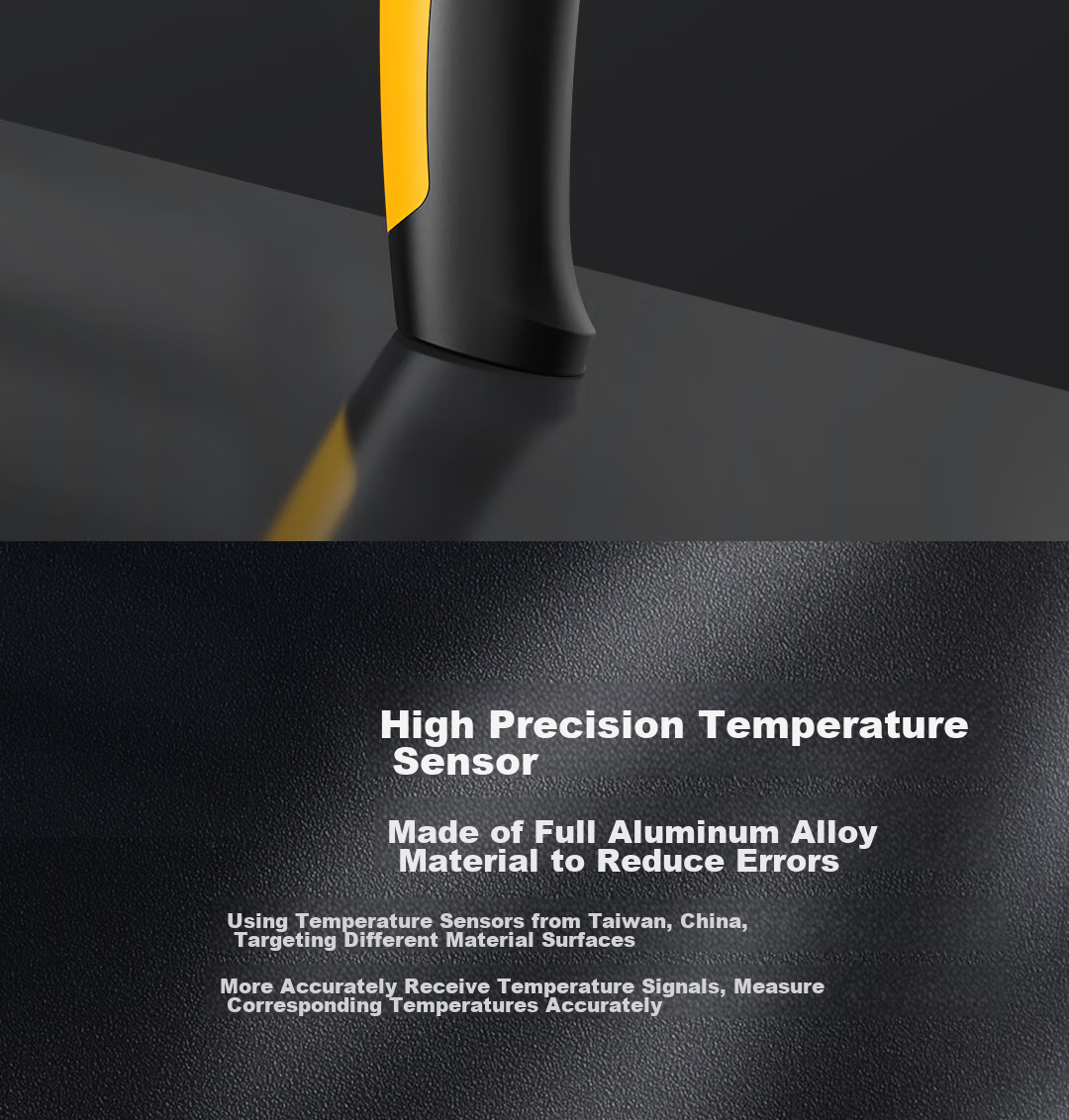 Deli Infrared Thermometer, Industrial High-Precision Temperature Gun, Kitchen Baking Water And Oil Temperature Gu 5