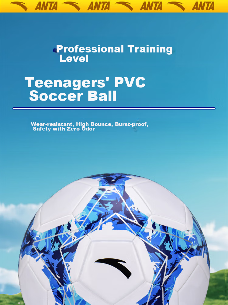 ANTA Soccer Ball Size 5 for Adults, Middle School And Elementary Students, Standard Size 5 for High School Entrance Exams And Training, Durable Youth Soccer Ball 1