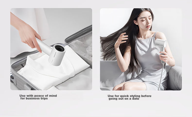FLYCO High-Speed Hair Dryer, Holiday Gift, for Home And Dorm Use, Portable, Quick-Drying, Constant Temperature, Negative Ion Hair Protection, Powerful Blowing, Model FH6370 28