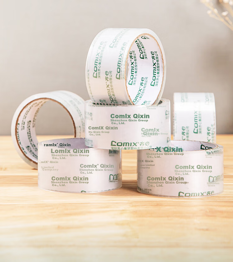 COMIX Transparent Tape/wide Tape/boxing Tape High Transparency Packing Tape 2 Rolls Wide 48mm*60y*50um Length 54.9 Meters/roll JT4806-2 2
