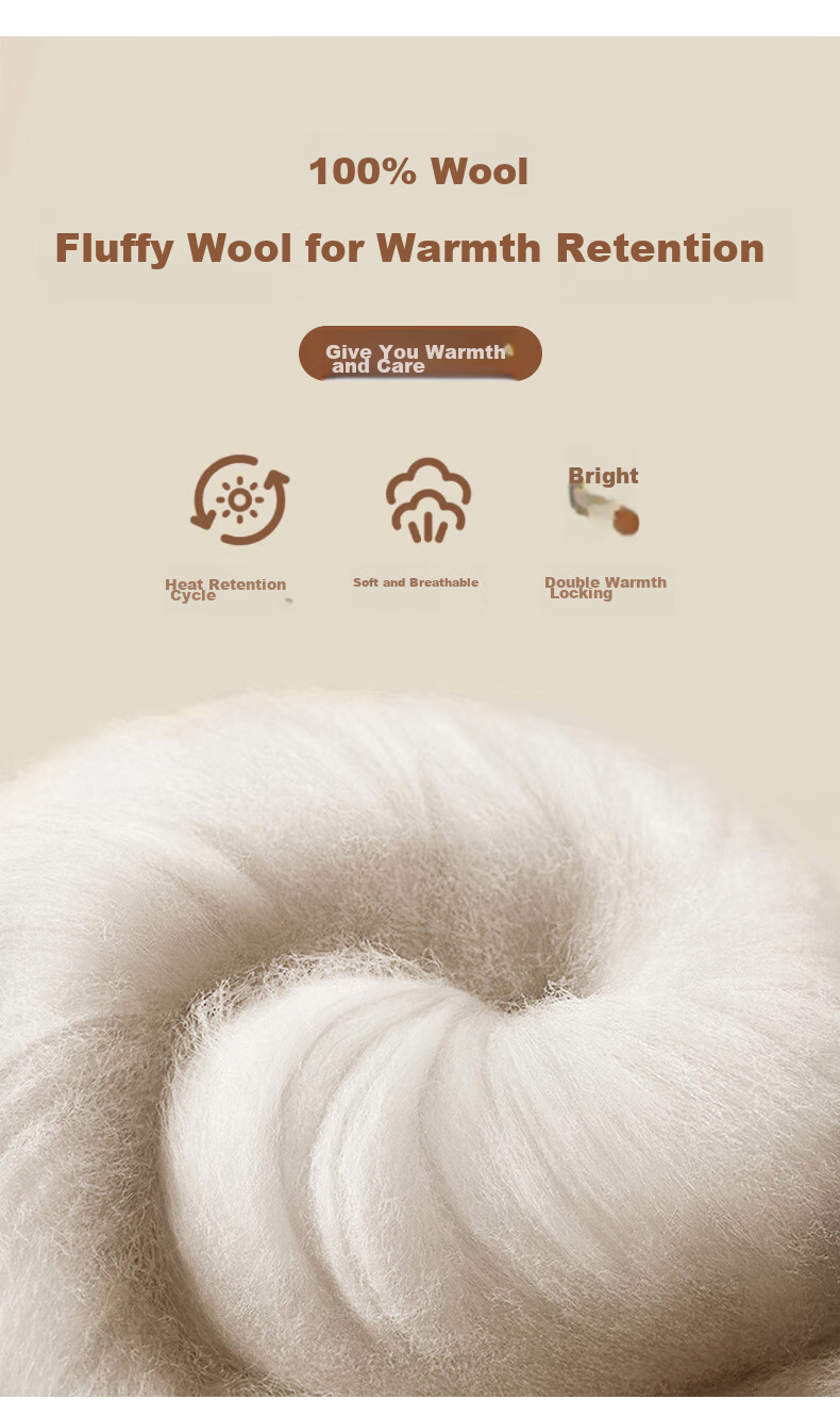 SNOWFLYING [100% Wool Filling] Men's Thermal Underwear, Thickened Autumn And Winter Inner Wear, Fleece-Lined Base Layer Pants, New Winter Product 3