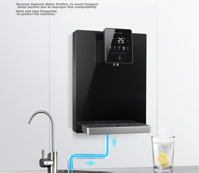 TRULIVA Wall-Mounted Hot And Cold Water Dispenser, Instant Hot And Cold, Ice Water Experience, Home Under-Sink Water Purifier, All-In Direct Drinking Companion, High Flow Rate Compatible with W-O6412 25