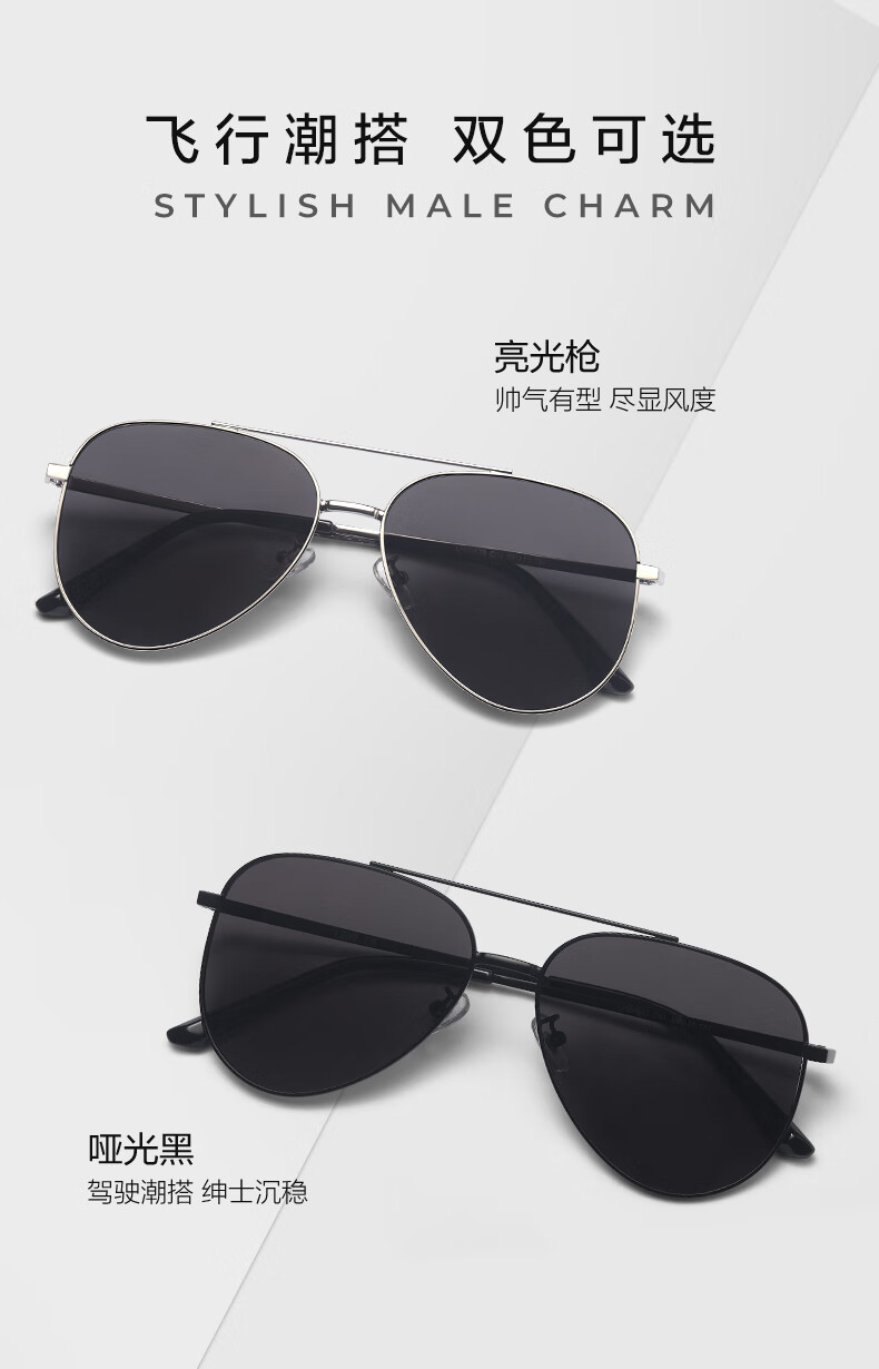 LOHO 2026 Polarized Aviator Sunglasses for Men, Driving-Specific Cycling Sunglasses, Sports Protective Eyewear, UV Protection Gift 5