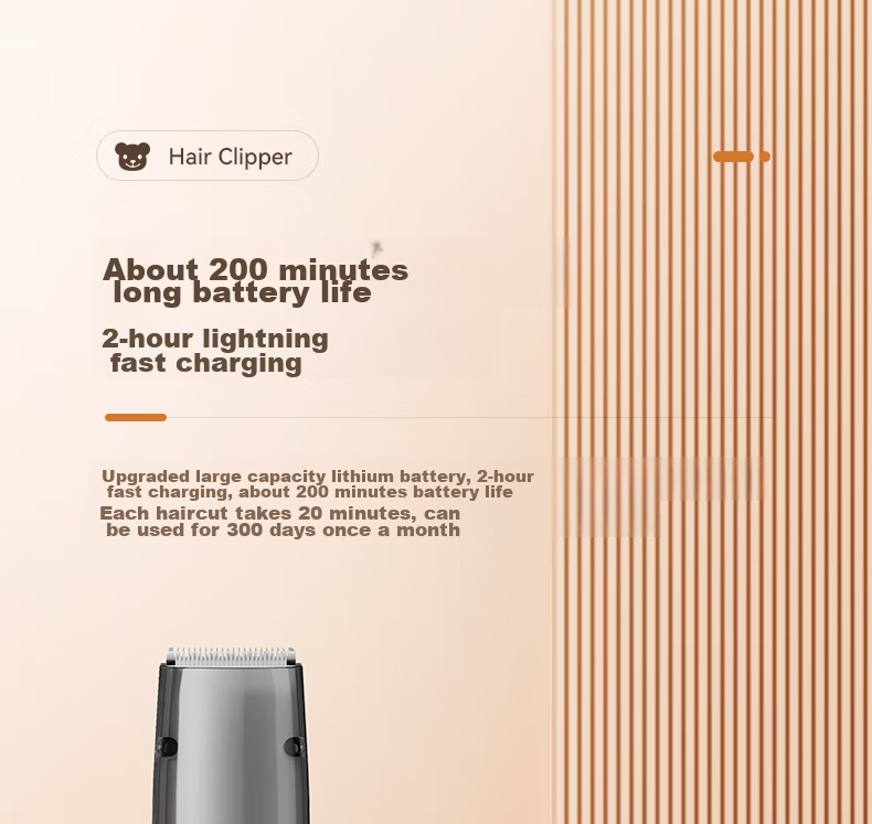 Qiman Automatic Hair Removal Baby Hair Clipper, Quiet Children's Hair Trimmer, Newborn Hair Shaver, Infant Hair Cutting Electric Shaver, QM2007 Gift Box Editio 22