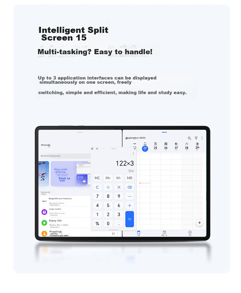 HONOR Tablet X9 [Subsidies], 11-Inch Tablet Computer, 6+128GB, High Refresh Rate Eye Protection Screen, 80-Day Ultra-Long Standby Time, All-Metal Integrated Body, Sky Blue Color 17