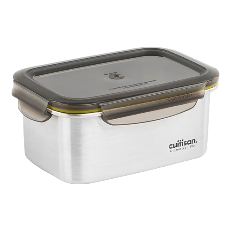 Cuitisan Korean Imported Food-Grade 316 Stainless Steel Lunch Box with Antibacterial Properties, Microwave-Safe, 1010ml