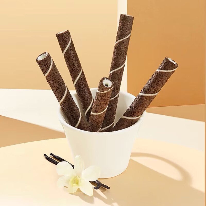 奥利奥（Oreo）可可脆卷 香草慕斯味威化饼干 休闲零食 50g（包装内容物随机）