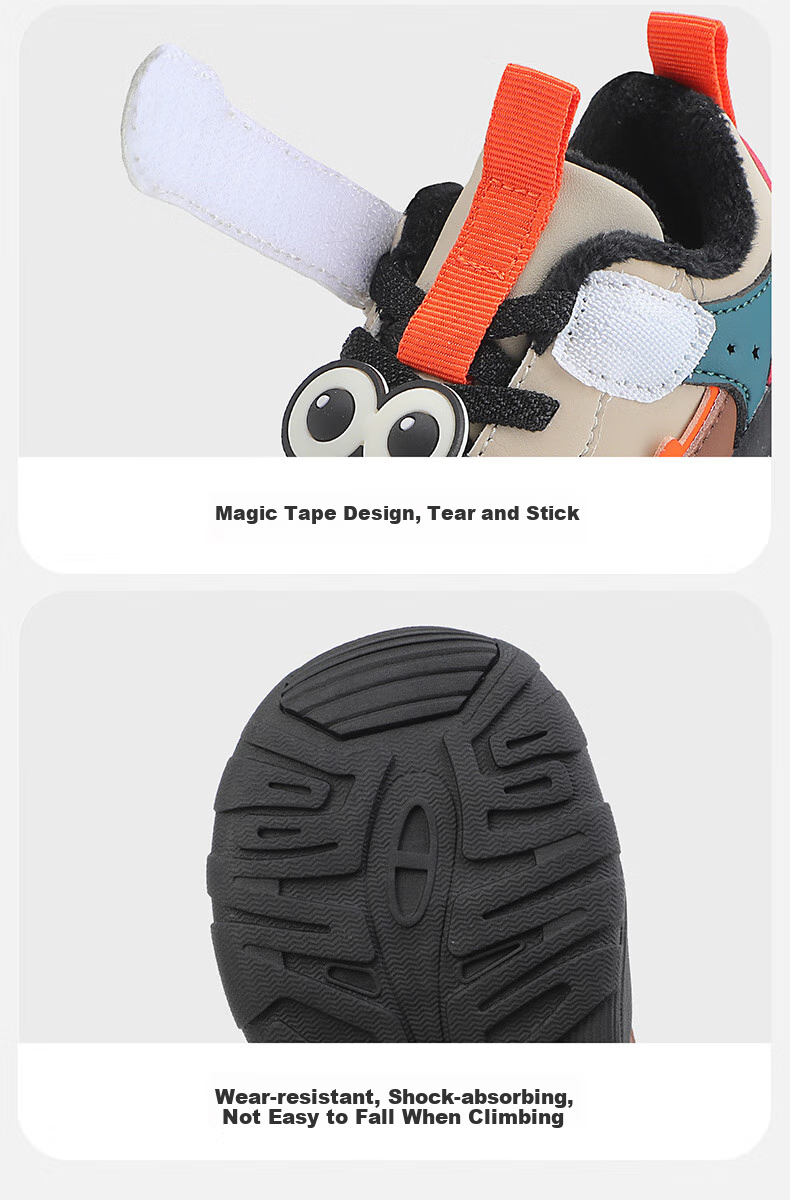 Minibala [3D Eyes] New Spring And Autumn Baby Walking Shoes, Mesh Casual Sneakers for Young Children, Sports Shoes for Boys And Girls 15