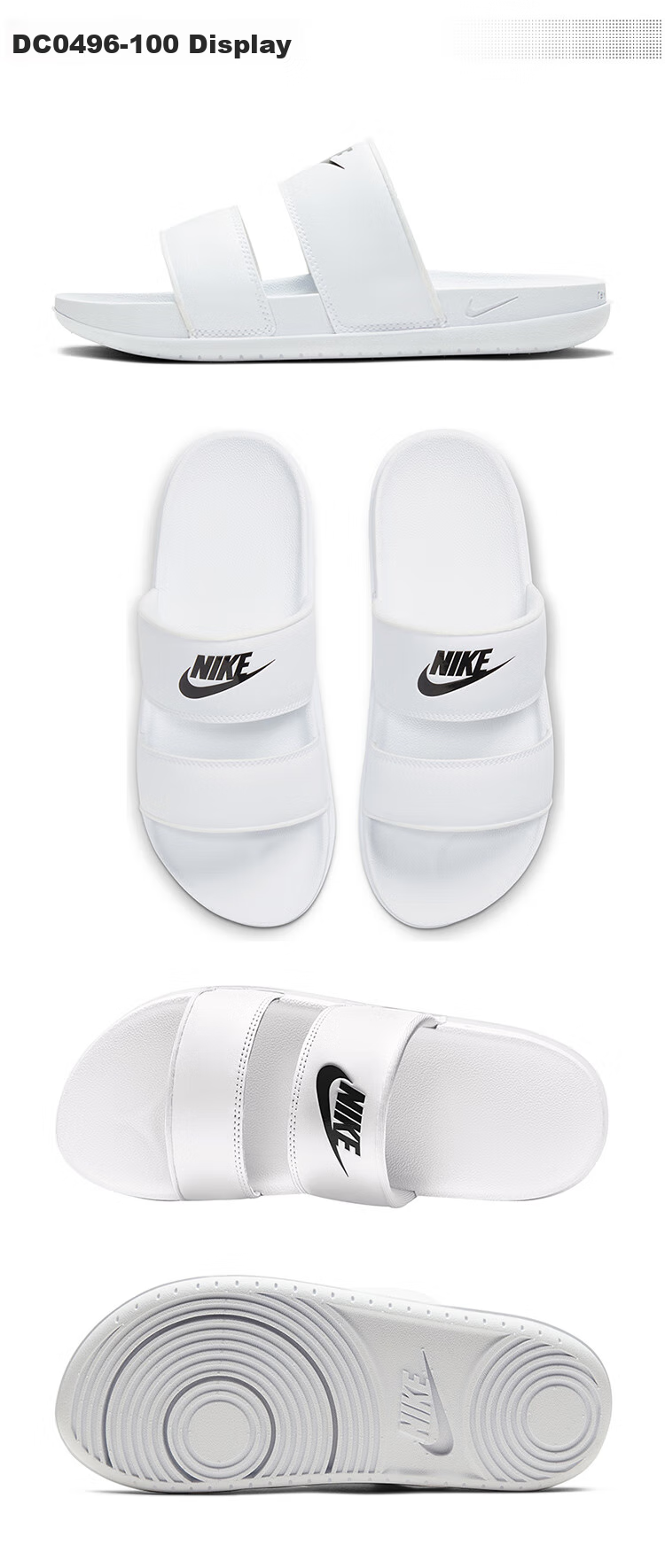 NIKE Women's Casual Shoes OFFCOURT DUO Sneakers DV1033-100, Off-White/red, Size 36.5 3