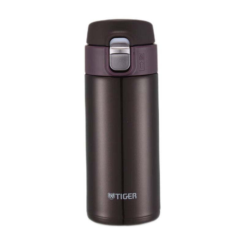 TIGER Insulated Mug for Men And Women, Stainless Steel Water Bottle, Student Mid-Autumn Festival Gift, MMJ-A36C Cocoa Brownie, 360ml