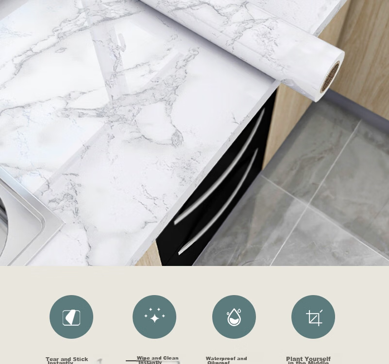 FOOJO Oil-Proof Sticker, Range Hood Grease Absorber, Oil-Proof Pad, Grease Tray, Thickened Oil-Absorbing Cotton, Leak-Proof, 10 Pieces, 10*90cm 2