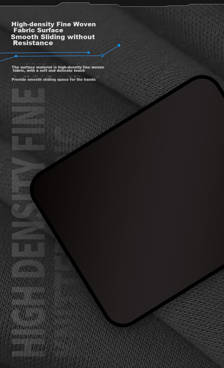 AOC M91 Gaming Mouse Pad Small Size 270*220*3mm, Thickened with Locked Edges, Office Keyboard Computer Desk Pad, Black, Pack of 10 2