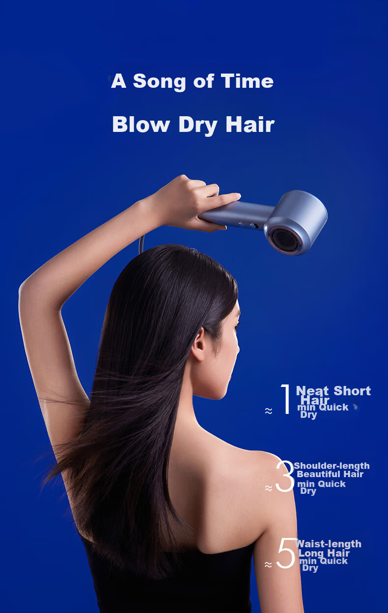 KEHEAL High-Speed Hair Dryer with 360 Billion Plasma Hair Protection, Home Use Negative Ion Hair Care Quick-Drying, Holiday 520 Gift, HC5P Flowing Silver 9