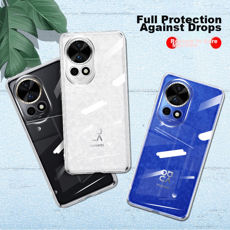 Чехол ESCAPE для Huawei Nova 12 Pro/Ultra, ультратонкий, противоударный, с силиконовой защитой объектива, прозрачный, простой дизайн для Nova 12 Ultra Star Edition