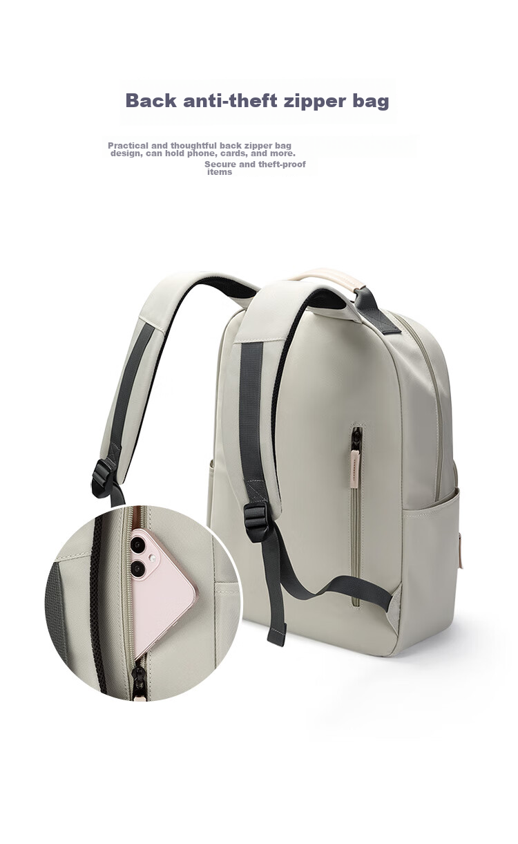 GOLF Backpack for Middle School, High School And College Students, Men's And Women's Shoulder Bag, 15.6-Inch Laptop Bag 13