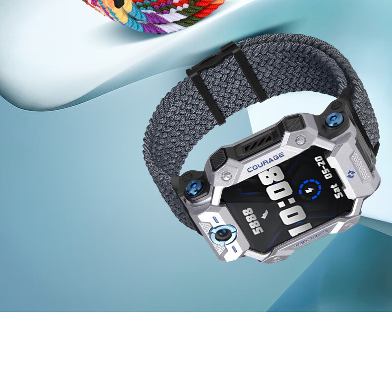 Watchbond Compatible with Xiaotianc Z8 Children's Smartwatch Strap, Suitable for Z10/Z9/Z8A/Z7/Z6/Z5 Braided Magnetic Clasp Watchband, Replacement for Q2A/Q1R/D3 Y01A Wristband 12