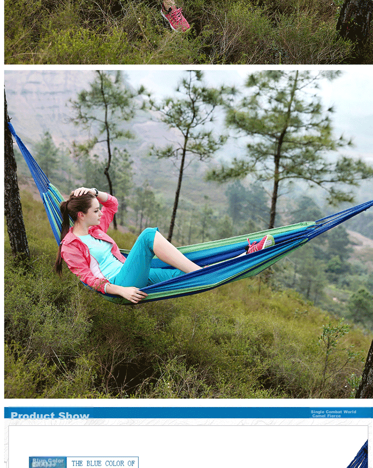 CAMEL Hammock, Outdoor Swing, Thickened Trendy Indoor Home Dormitory Bed, Anti-Rollover Hanging Chair for College Students 3