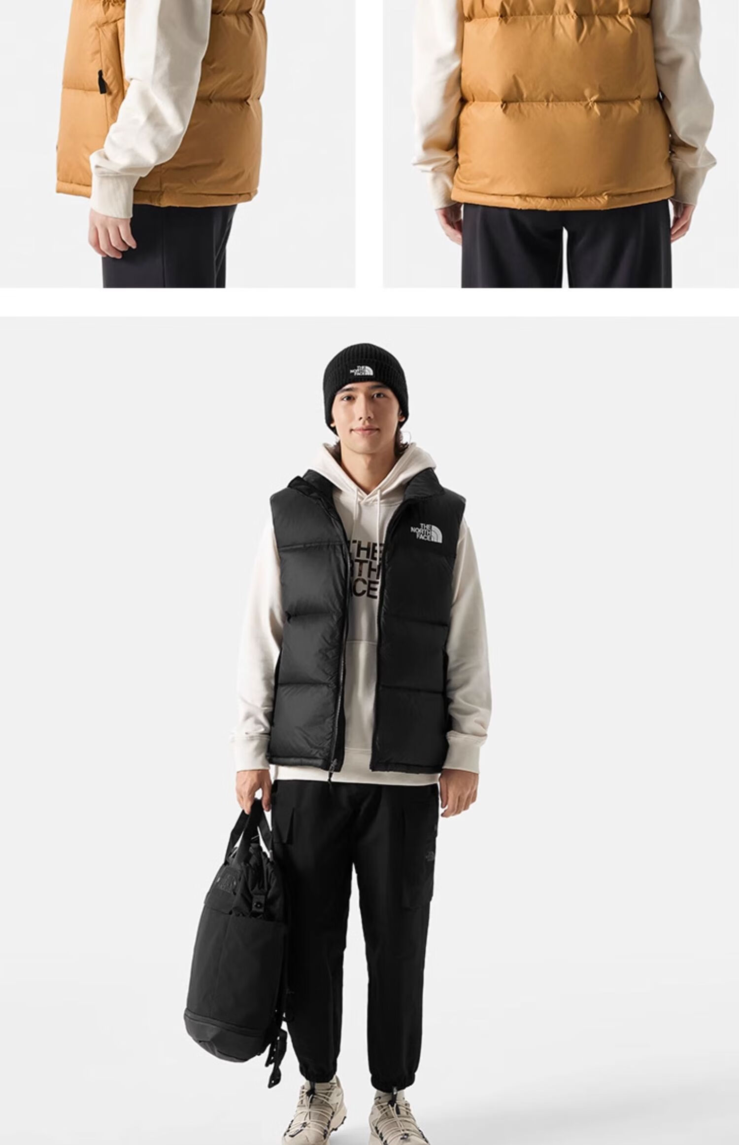 The North Face 1996 Nuptse Down Vest Classic ICON Down Jacket 3JQQ I0J / Khaki XL 10