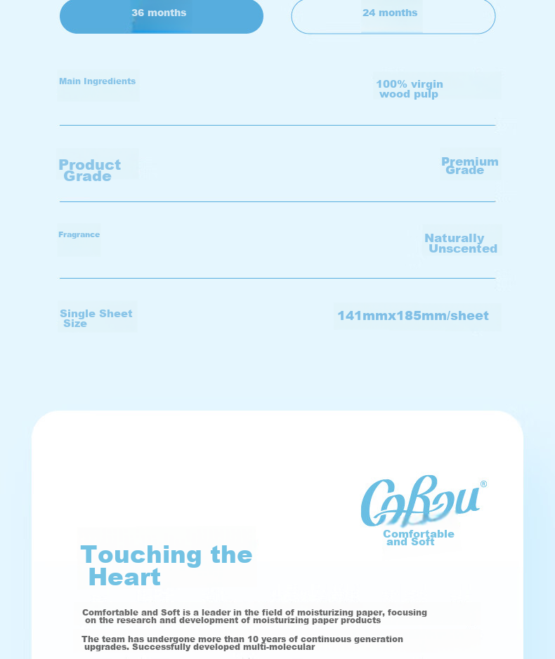 COROU Facial Tissues, 3-Ply, 110 Sheets*18 Packs, M Size, Baby Soft Tissues, Moisturizing Wipes, Toilet Paper, Cream Tissues, Whole Box 15