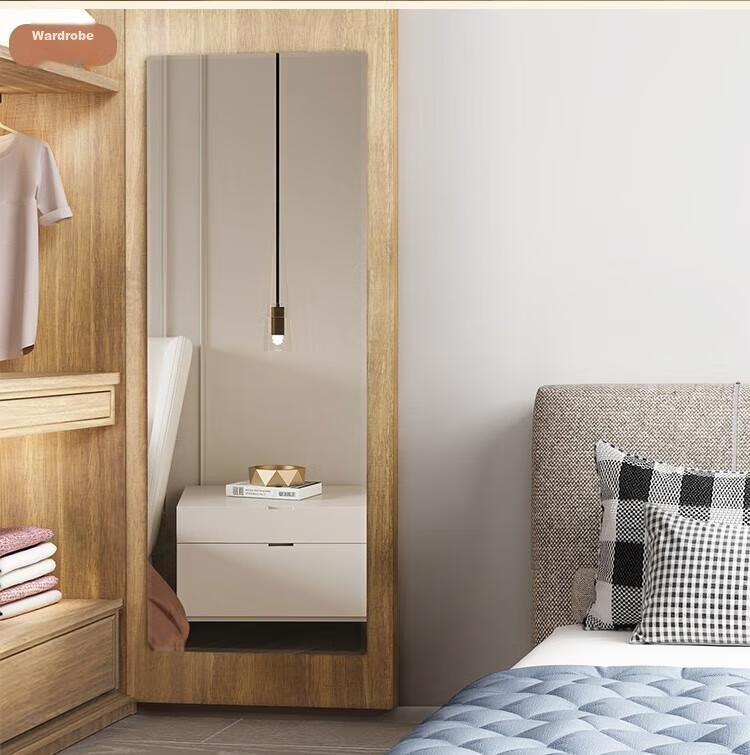Anerya Full-Length Mirror, Frameless, Adhesive Wall-Mounted, for Bedroom And Living Room, Dressing Mirror, Home And Dormitory Use, Shatterproof Mirror, 50*150 Cm 12