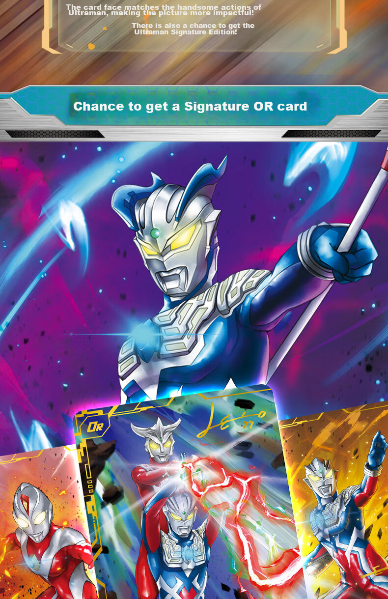 Kayou Ultraman Card Miracle Edition, Official Card Pack, Toy Collection Cards, Birthday Gift 6