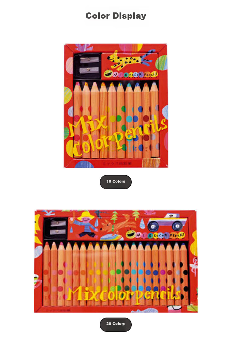 KOKUYO Student Drawing Water-Soluble Colored Pencils, Hand-Drawn Coloring And Filling Pencils, 24 Colors/pink Packaging, WSG-ENWC01P 6