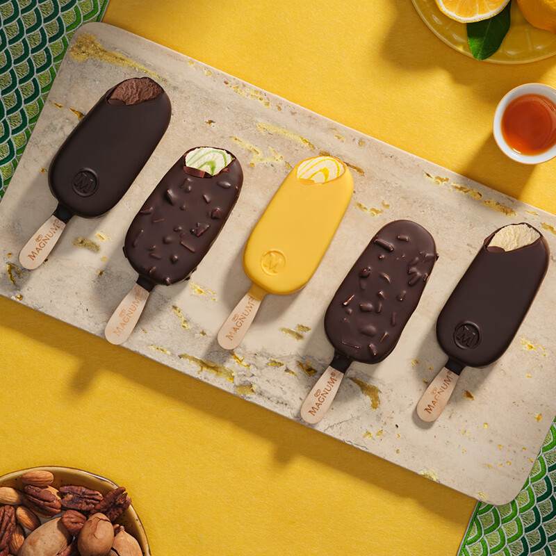 梦龙【王嘉尔推荐】和路雪 松露巧克力口味冰淇淋 65g*4支 雪糕