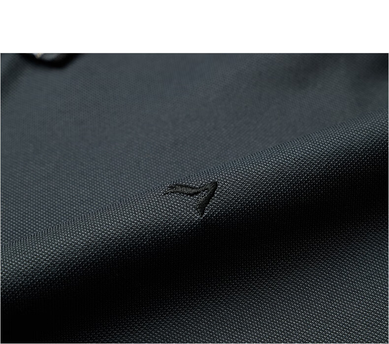 SEVEN [Silk Cotton Blend] Short-Sleeve Polo Shirt with Collar for Men, Spring And Summer Business Casual Men's Top 15