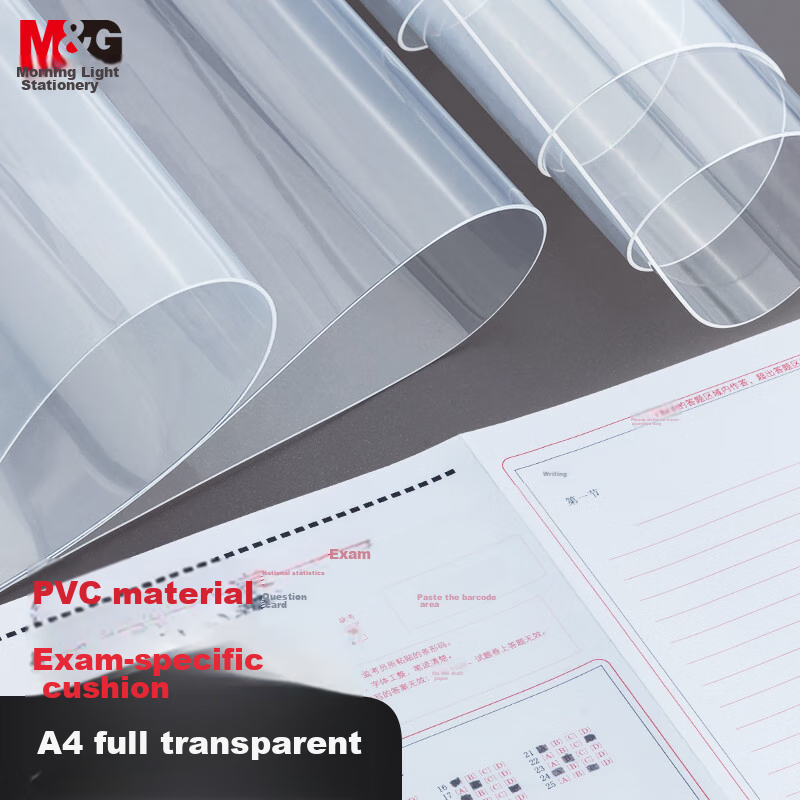 M&G Stationery A4 Exam Writing And Drawing Pad for Primary School Students, Soft Transparent Desk Mat for Study, Exam-Specific for Civil Service Exams, Postgraduate Entrance Exams, High School Entrance Exams, National Exams, Kongmiao