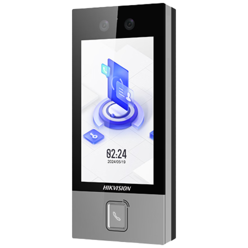 HIKVISION Facial Recognition Access Control System All-In Machine for Corporate Office Attendance, Face Scan And Fingerprint Time Clock D19S