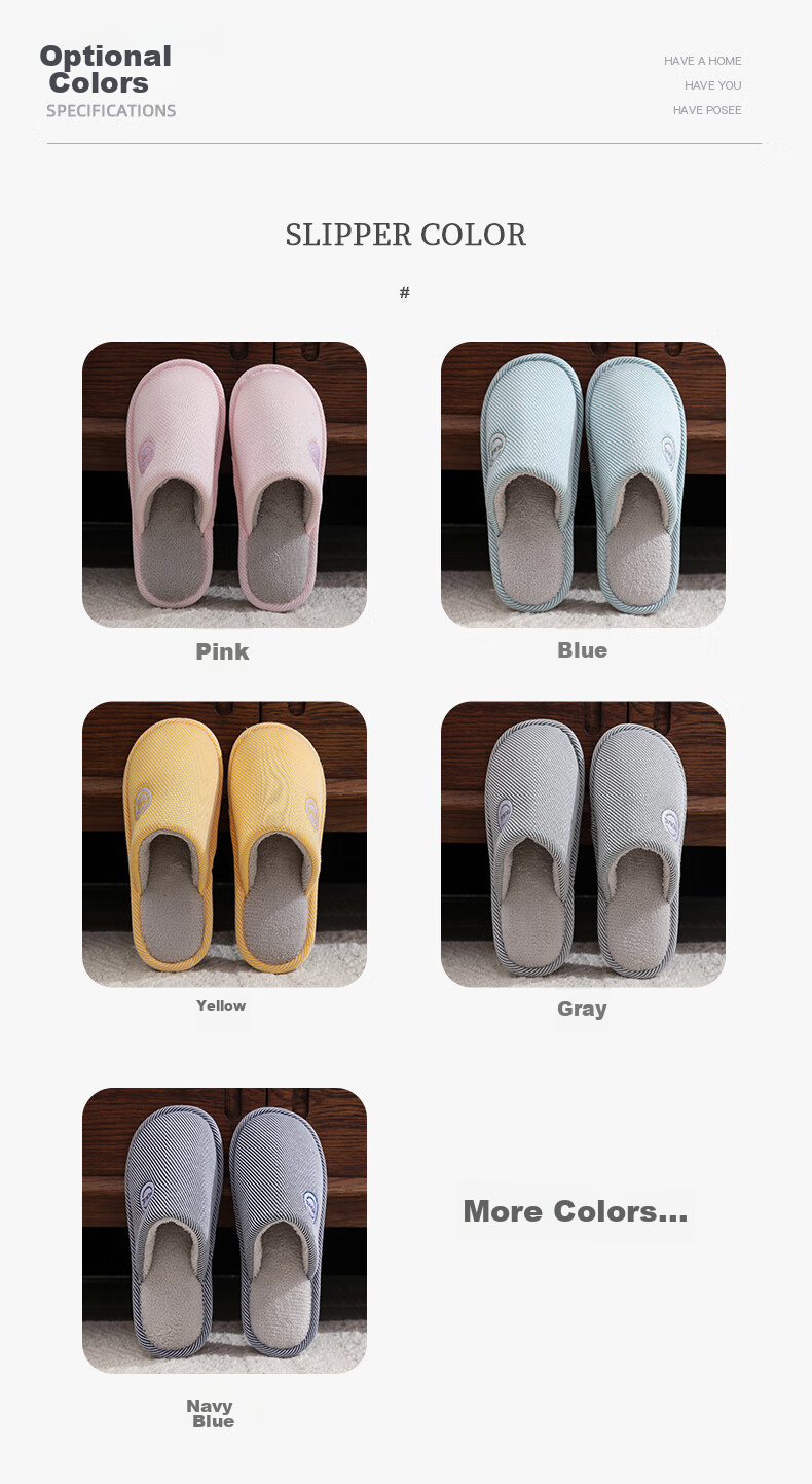 GUOLUOFEI Spring And Summer All-Season Indoor Home Slippers for Men And Women, Yellow, Size 38-39 3