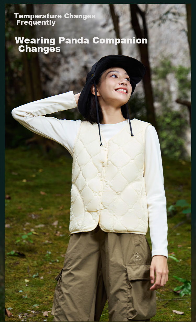 Xiongmaoxiangban Women's Wool Vest for Autumn And Winter, Fashionable And Stylish High-Quality Outer Wear, Thickened Fleece-Lined Vest, 2025 New Style 2