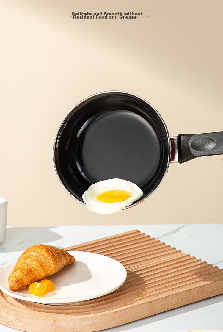 Fage Red Series Set Enamel Pot (Frying Pan + Milk Pan) FG-HHD02NJ 8