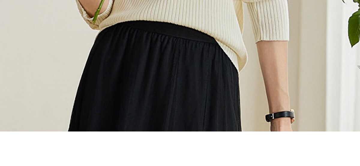 PinCai Women's Knit Sweater, Early Autumn Round Neck Bow Embroidery Knit Top, Slim-Fit Base Layer Sweater P143Z3009 64